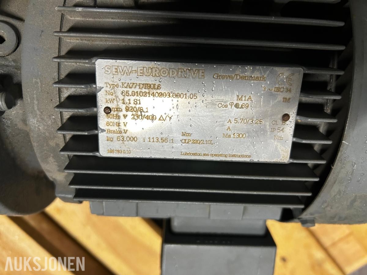 SEW Eurodrive KA77DT90L6 vinkelgir, hulaksel *Ingen minstepris*