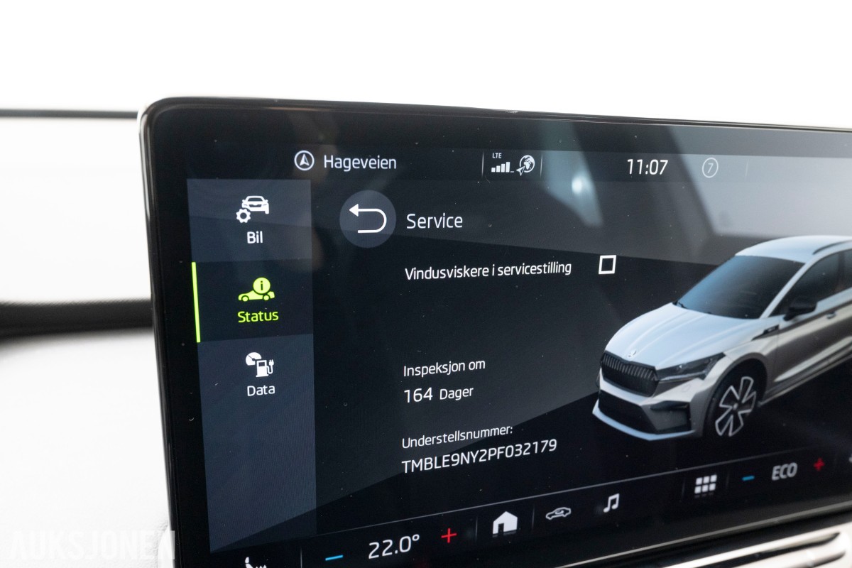 2023 Skoda ENYAQ iV80X 4X4 HENGERFESTE ACC MATRIX KAMERA PARKASSIST