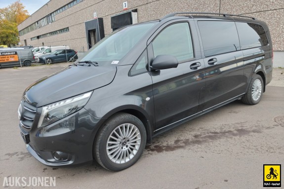 2024 Mercedes-Benz Vito 190 HK EKSTRA LANG TOURER 4MATIC 9-SETER AUT HENGERFESTE ACC LED KAMERA 