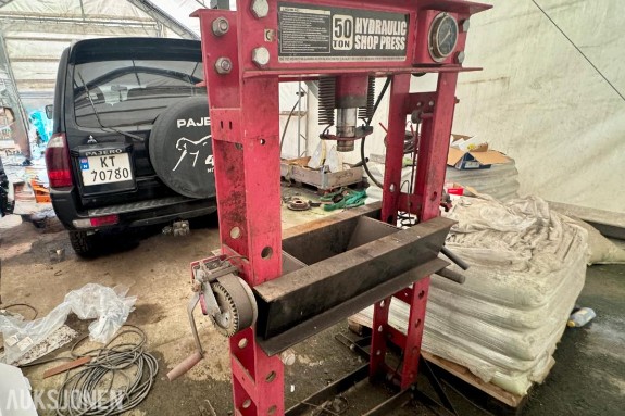 Hydraulisk verkstedpresse 50 tonn