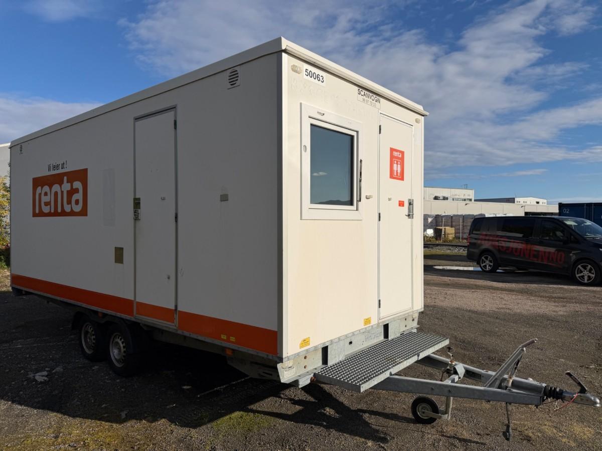 2007 Scanvogn 570 Mannskapsbrakke med WC