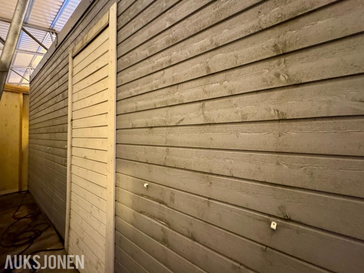 Mannskapsbrakke - garderobebrakke med dusj, toaletter og vaskerenne – 3-fas