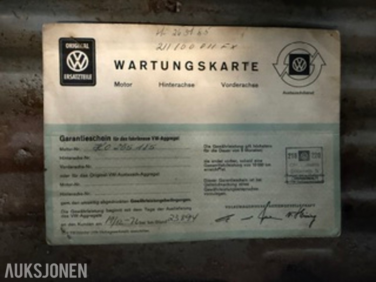 Volkswagen T1 Split Panel 1963 – originalpreget klassiker med flott patina