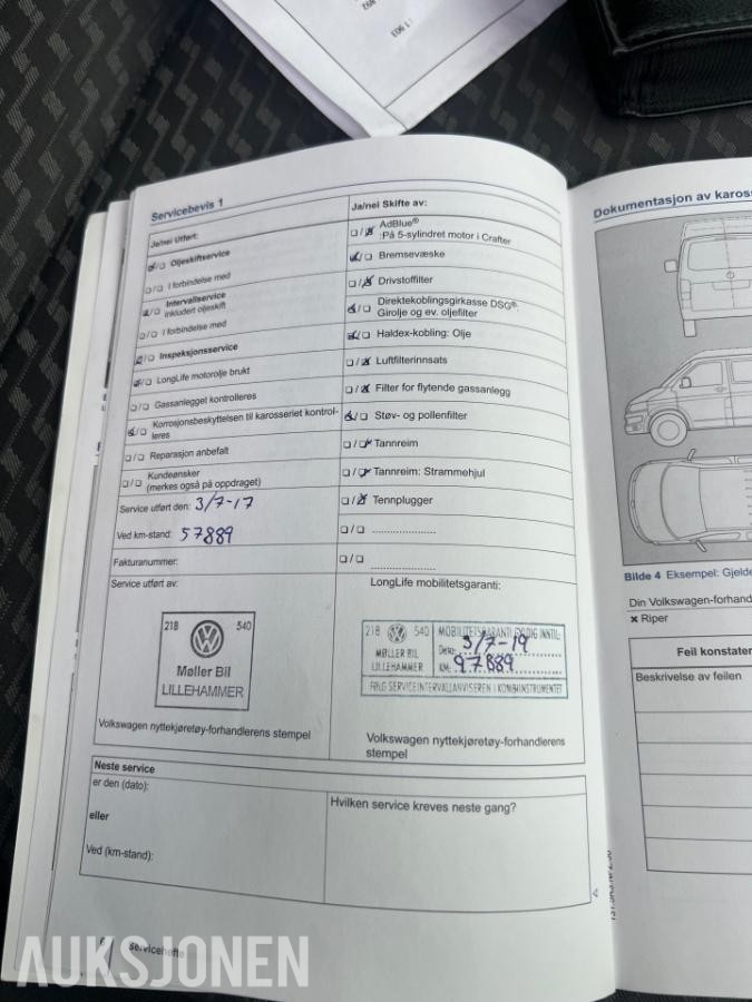 2013 Volkswagen TRANSPORTER 2.0TDI/180HK/4MOTION/DSG/WEBASTO/H-FESTE, 140000km