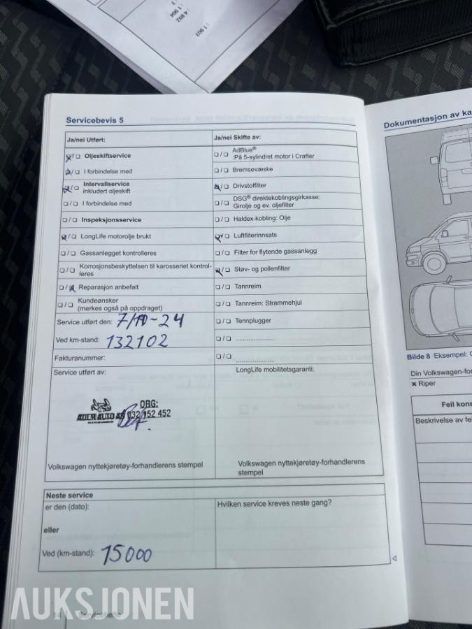 2013 Volkswagen TRANSPORTER 2.0TDI/180HK/4MOTION/DSG/WEBASTO/H-FESTE, 140000km