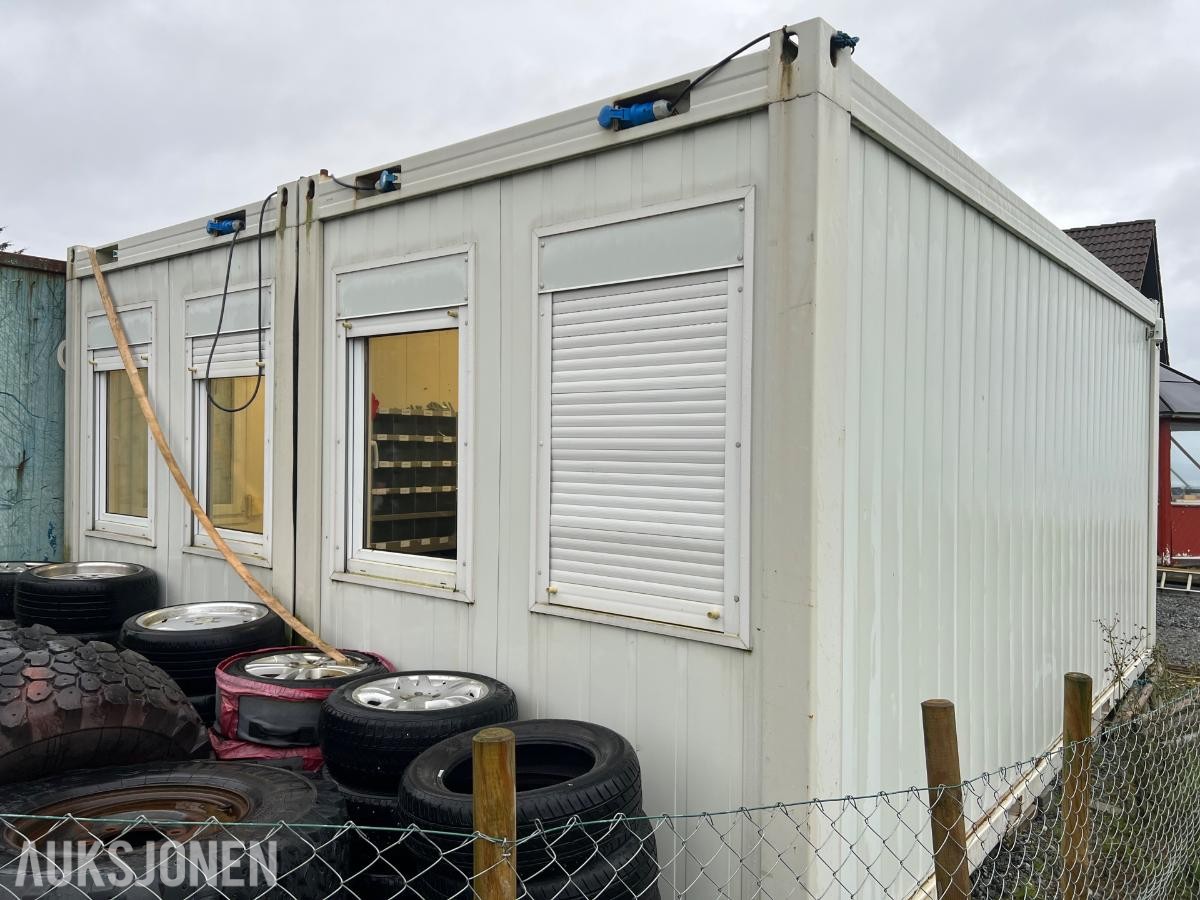 2 stk. Container brakker sandwich Containere 20 fot