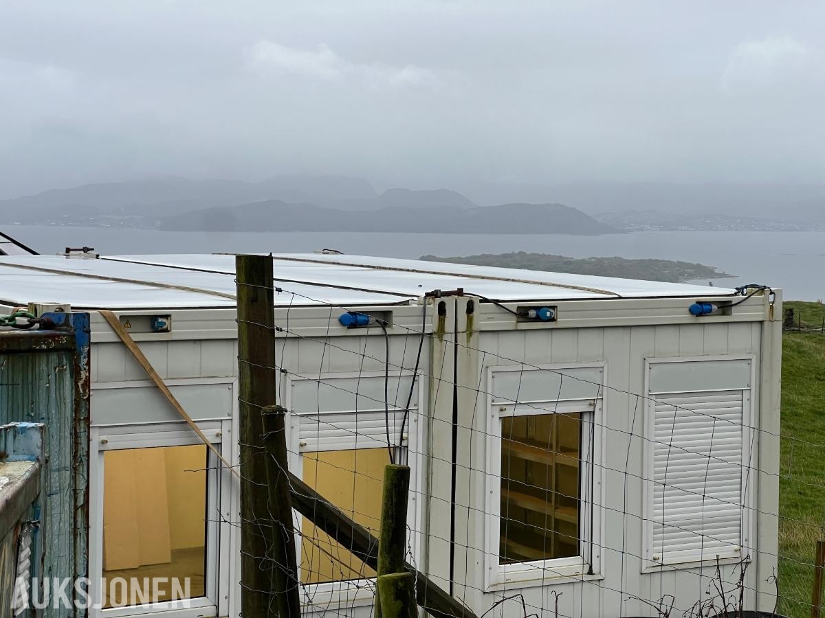 2 stk. Container brakker sandwich Containere 20 fot