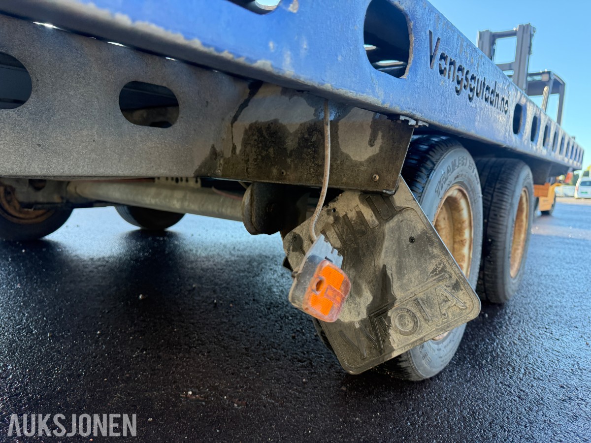 2016 WIOLA Vangsgutadn biltransporttilhenger 3 000 kg, 2 aksler