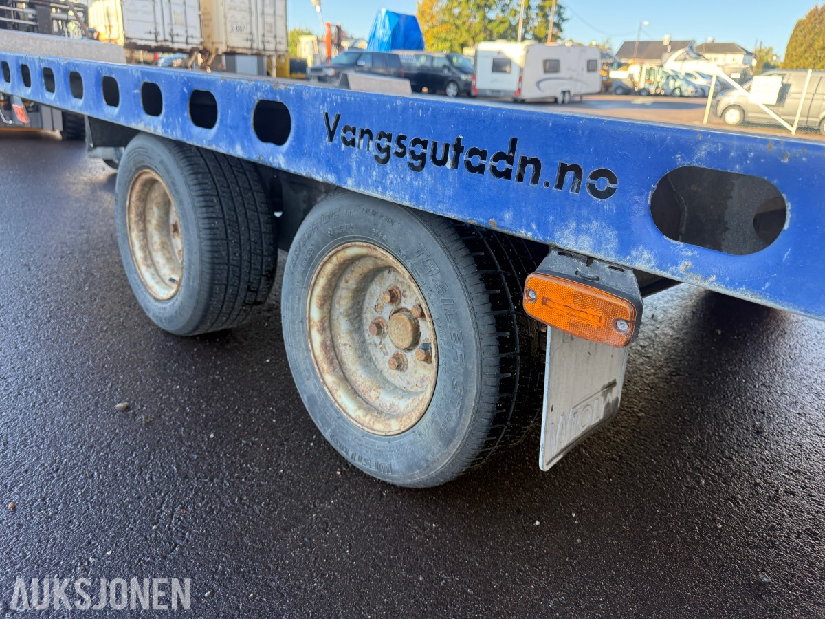 2016 WIOLA Vangsgutadn biltransporttilhenger 3 000 kg, 2 aksler