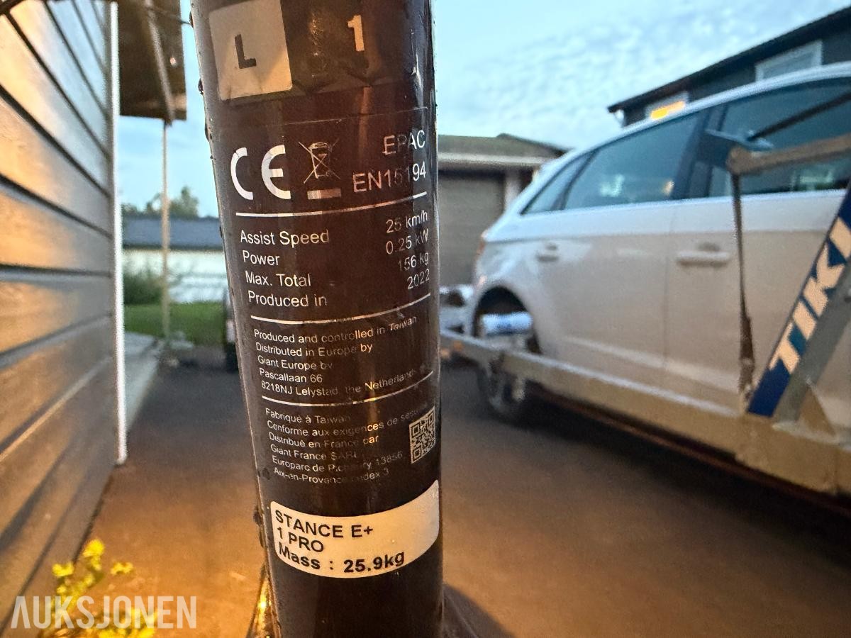 2022 Giant Stance E+ 1 Pro sykkel