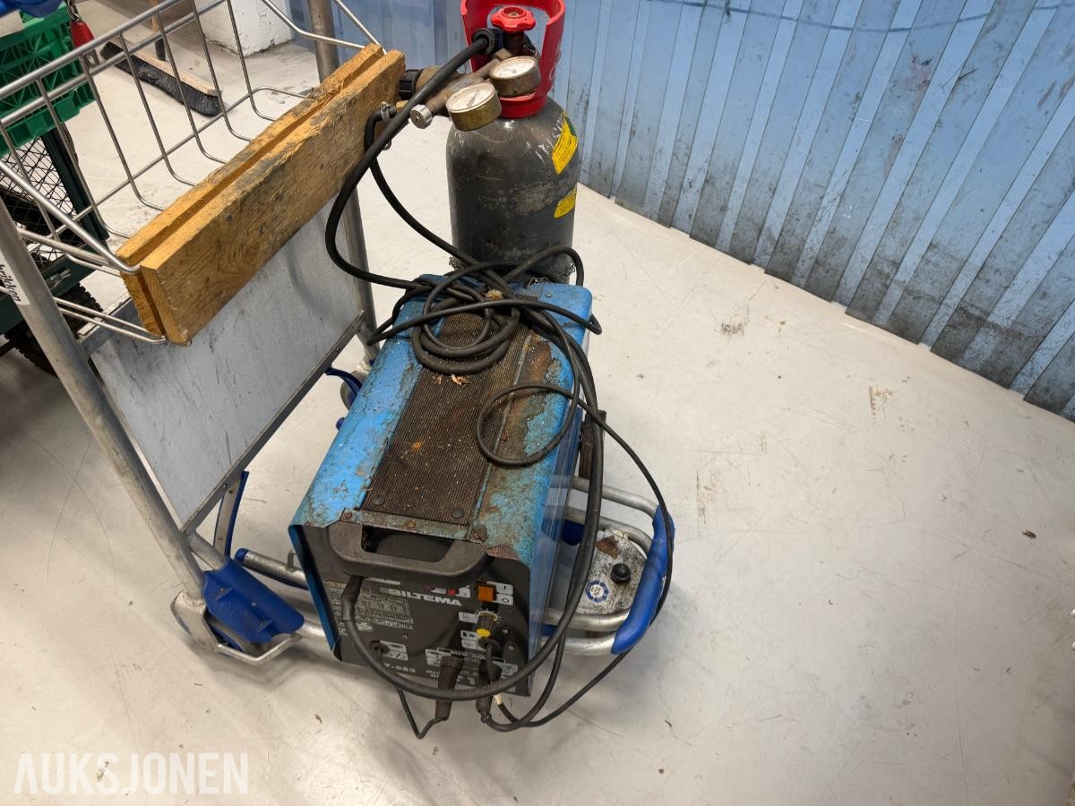 Biltema sveiseapparat og Luna MK255 kompressor