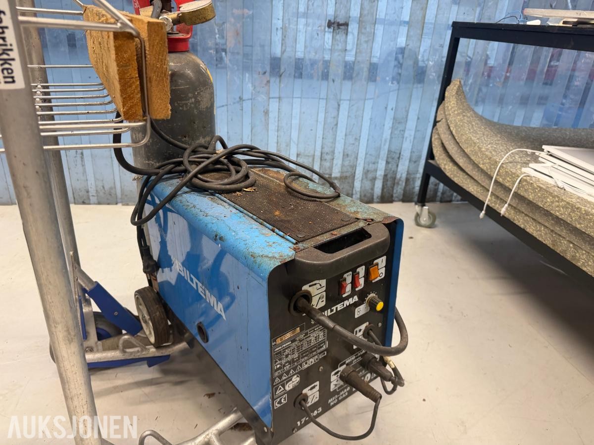 Biltema sveiseapparat og Luna MK255 kompressor