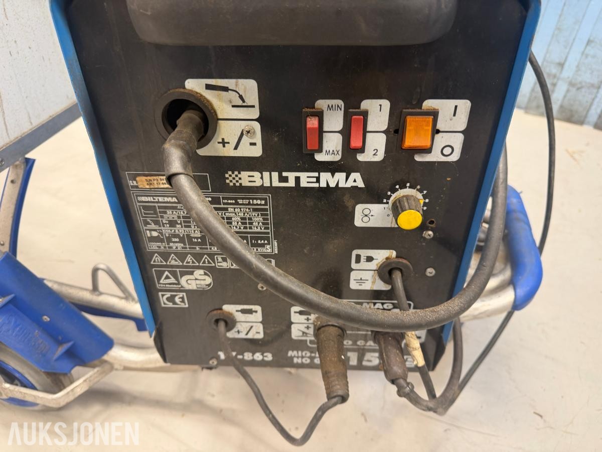 Biltema sveiseapparat og Luna MK255 kompressor