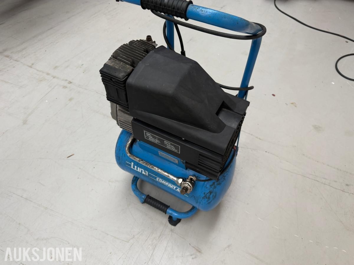 Biltema sveiseapparat og Luna MK255 kompressor