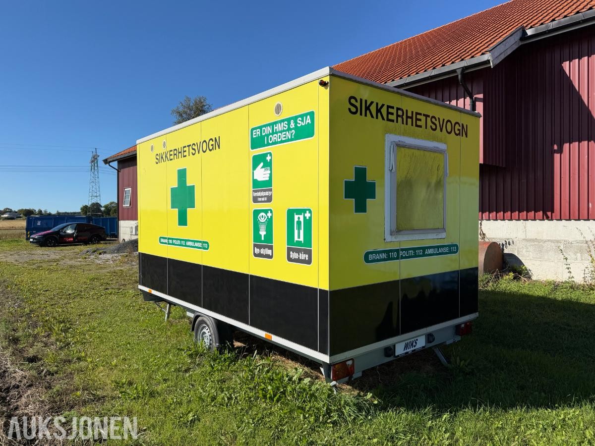2007 VEZEKO Sikkerhetsvogn/ Mannskaps brakke med toalett