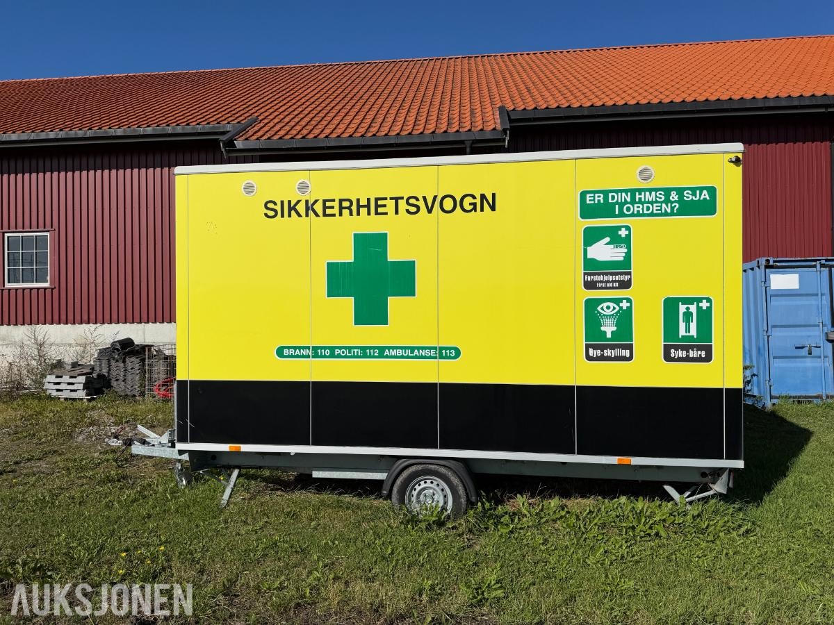 2007 VEZEKO Sikkerhetsvogn/ Mannskaps brakke med toalett