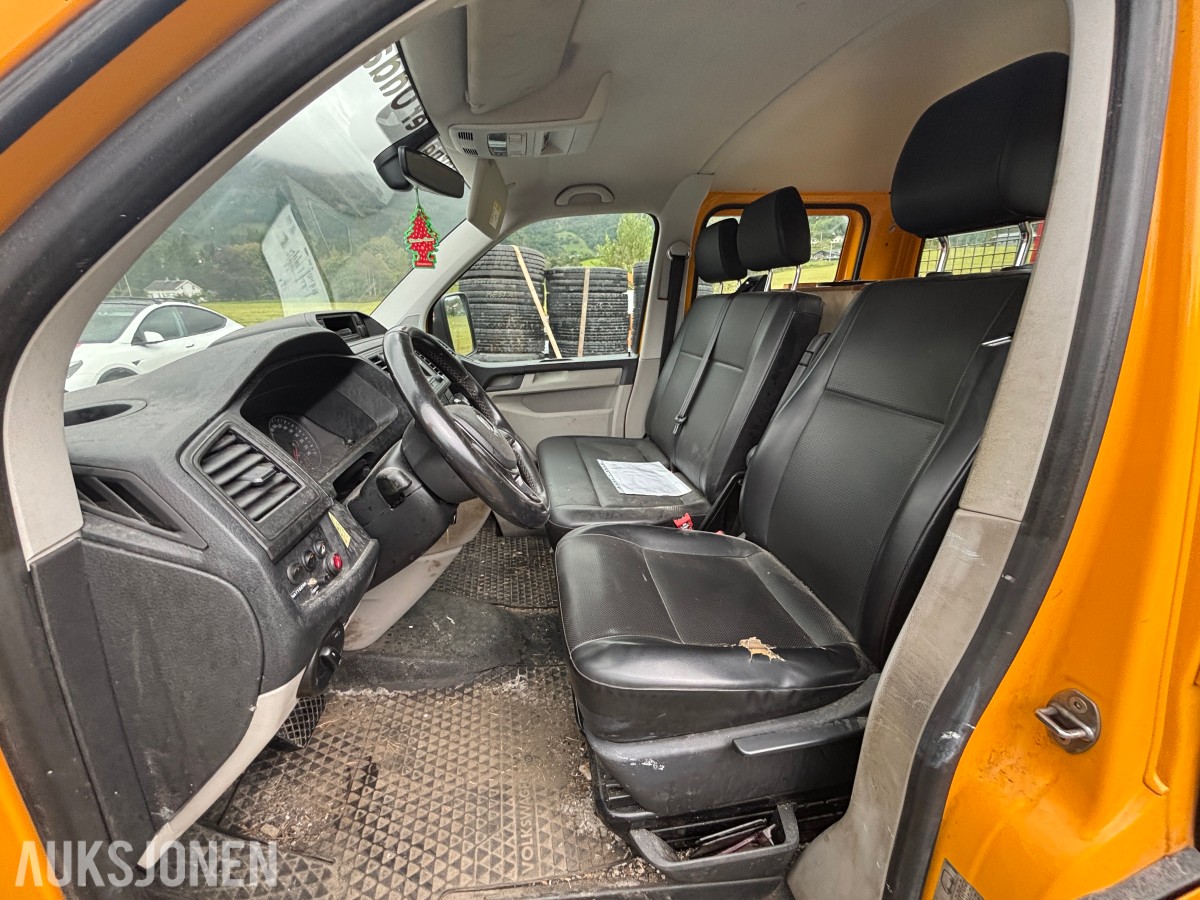 2019 VOLKSWAGEN TRANSPORTER 2.0 TDI 150HK 4MOTION DOBBELCAB / PLAN / FASSI-KRAN – REP.OBJEKT