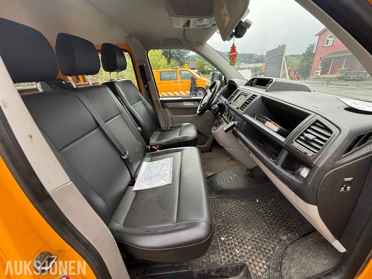 2019 VOLKSWAGEN TRANSPORTER 2.0 TDI 150HK 4MOTION DOBBELCAB / PLAN / FASSI-KRAN – REP.OBJEKT
