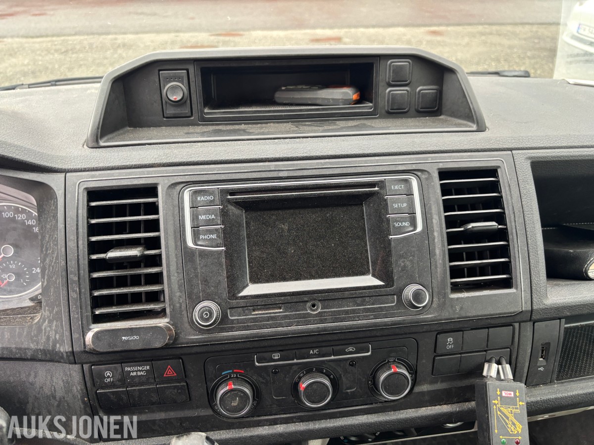 2019 VOLKSWAGEN TRANSPORTER 2.0 TDI 150HK 4MOTION DOBBELCAB / PLAN / FASSI-KRAN – REP.OBJEKT