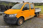 2019 VOLKSWAGEN TRANSPORTER 2.0 TDI 150HK 4MOTION DOBBELCAB / PLAN / FASSI-KRAN – REP.OBJEKT