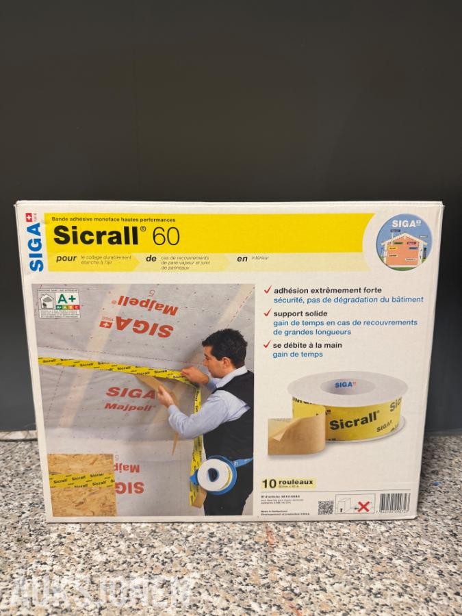 TAPE SIGA SICRALL 60, 60MMX40M - 10 Ruller