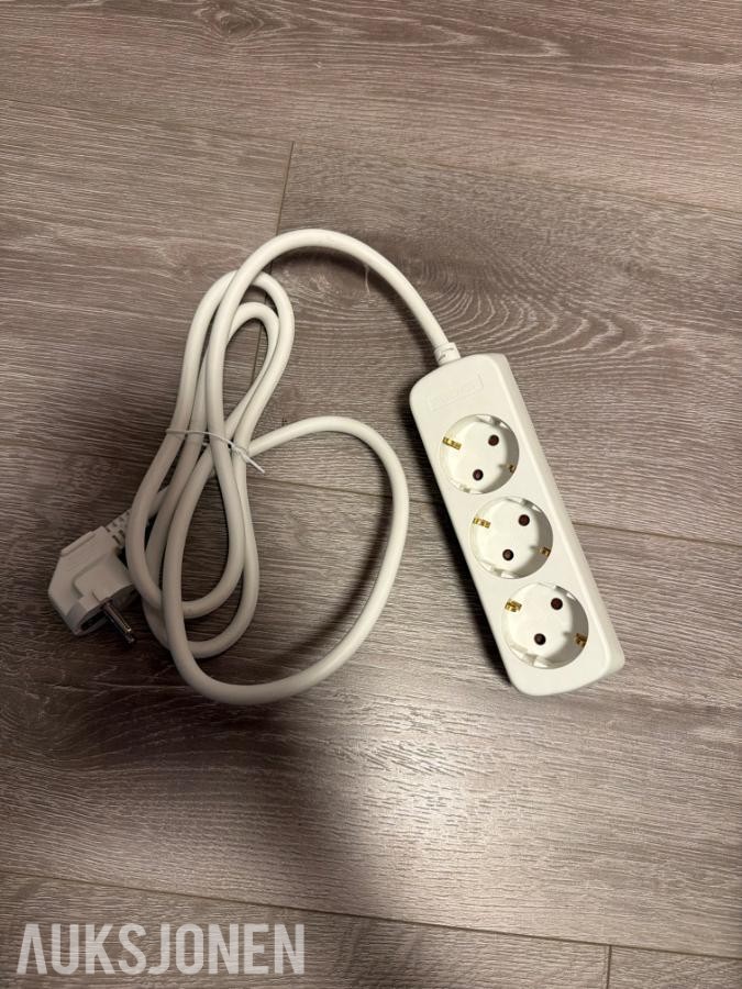 Ikea Ledstrip med hub, USB-anker, 6 stikkontakter, elktronikkpakke