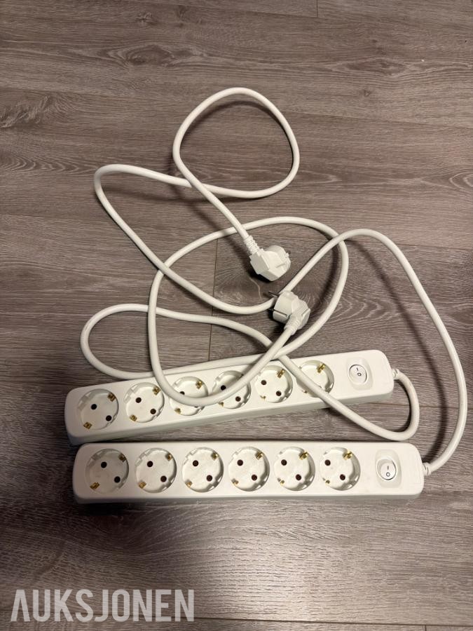 Ikea Ledstrip med hub, USB-anker, 6 stikkontakter, elktronikkpakke