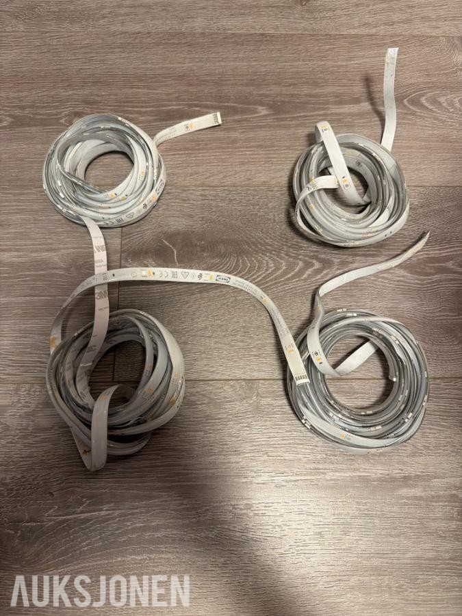 Ikea Ledstrip med hub, USB-anker, 6 stikkontakter, elktronikkpakke
