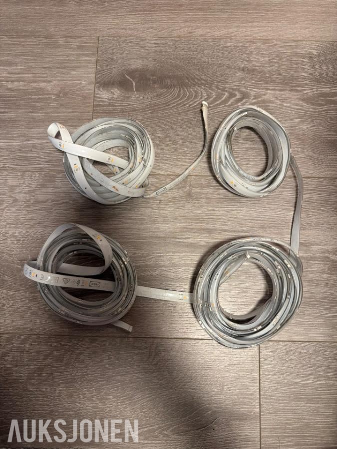 Ikea Ledstrip med hub, USB-anker, 6 stikkontakter, elktronikkpakke