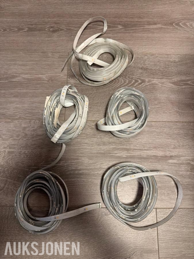 Ikea Ledstrip med hub, USB-anker, 6 stikkontakter, elktronikkpakke