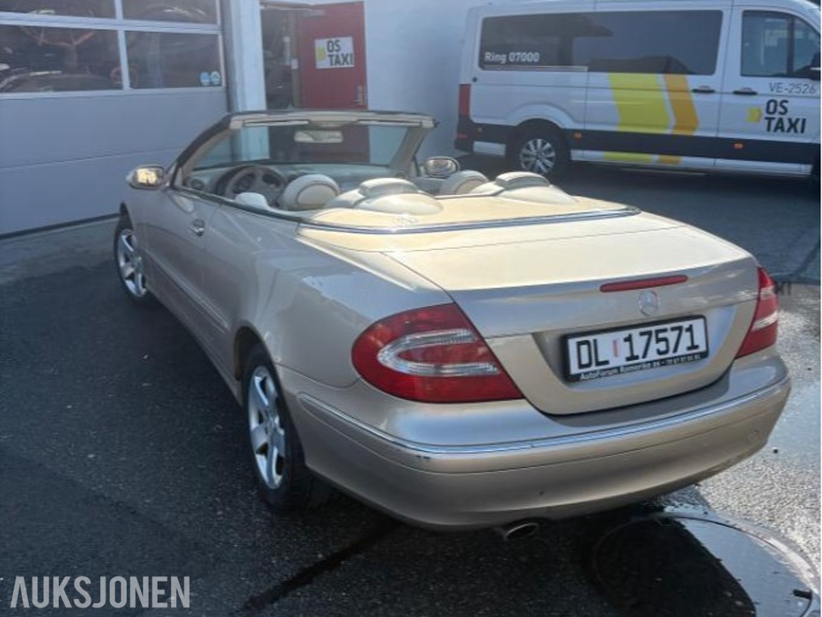 2004 Mercedes-Benz CLK 200 KOMPRESSOR 1.8 Bensin 163hk Cabriolet Automat, Cruisekontroll