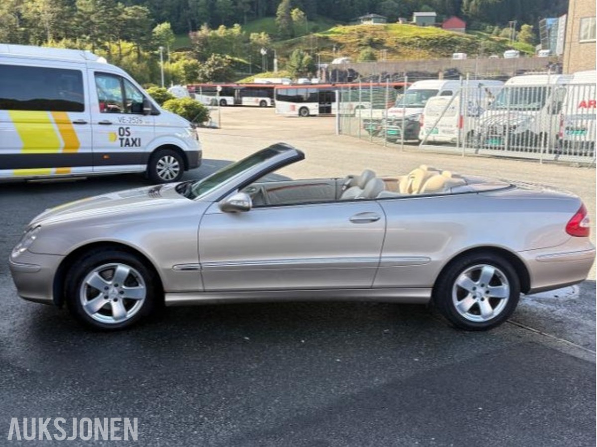 2004 Mercedes-Benz CLK 200 KOMPRESSOR 1.8 Bensin 163hk Cabriolet Automat, Cruisekontroll