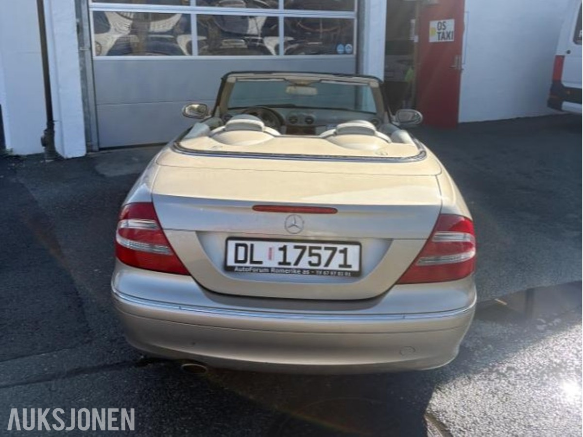 2004 Mercedes-Benz CLK 200 KOMPRESSOR 1.8 Bensin 163hk Cabriolet Automat, Cruisekontroll