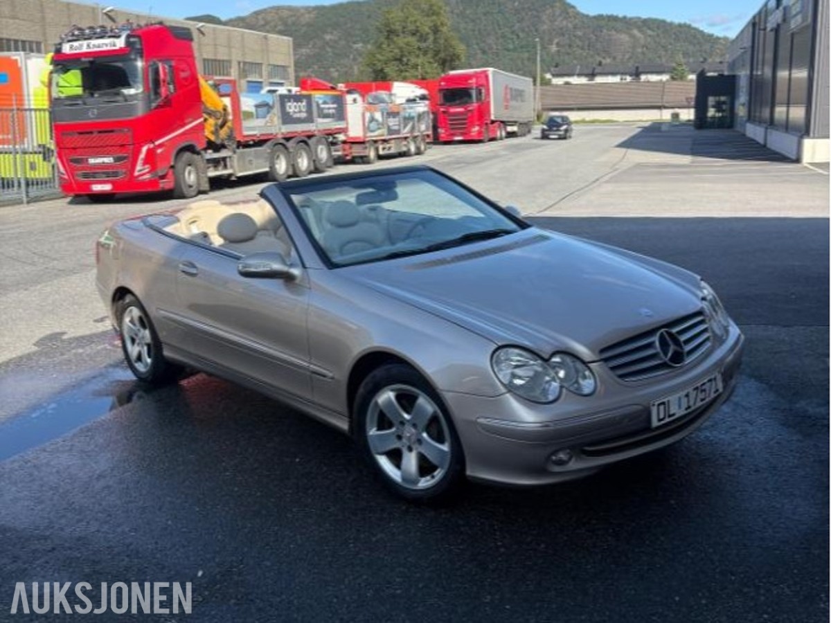 2004 Mercedes-Benz CLK 200 KOMPRESSOR 1.8 Bensin 163hk Cabriolet Automat, Cruisekontroll