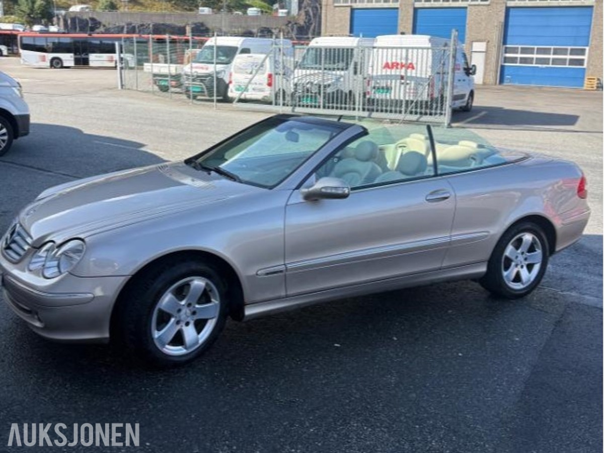 2004 Mercedes-Benz CLK 200 KOMPRESSOR 1.8 Bensin 163hk Cabriolet Automat, Cruisekontroll