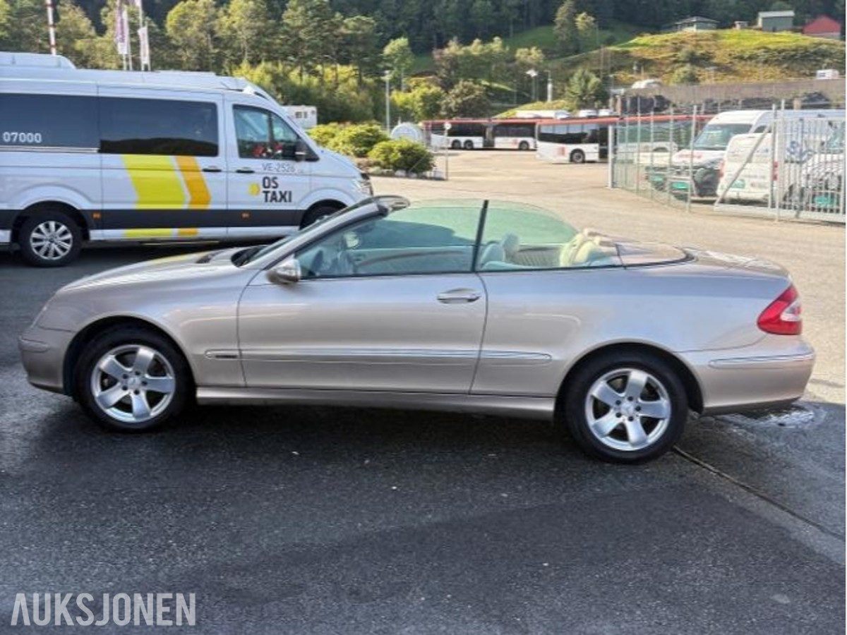 2004 Mercedes-Benz CLK 200 KOMPRESSOR 1.8 Bensin 163hk Cabriolet Automat, Cruisekontroll