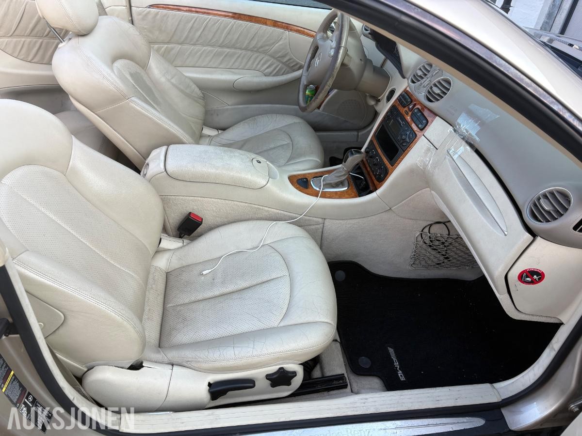 2004 Mercedes-Benz CLK 200 KOMPRESSOR 1.8 Bensin 163hk Cabriolet Automat, Cruisekontroll