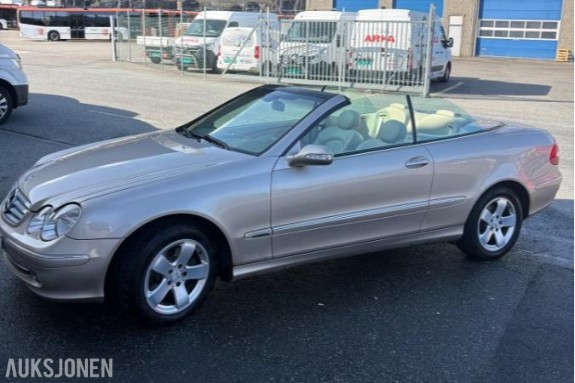 2004 Mercedes-Benz CLK 200 KOMPRESSOR 1.8 Bensin 163hk Cabriolet Automat, Cruisekontroll