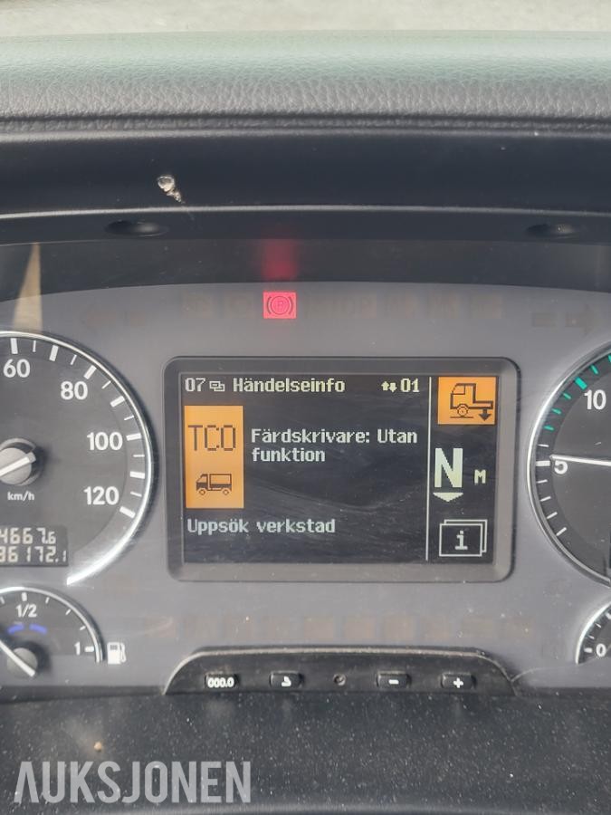 2009 Mercedes-Benz 1832L/42 4X2M Skapbil, reparasjonsobjekt