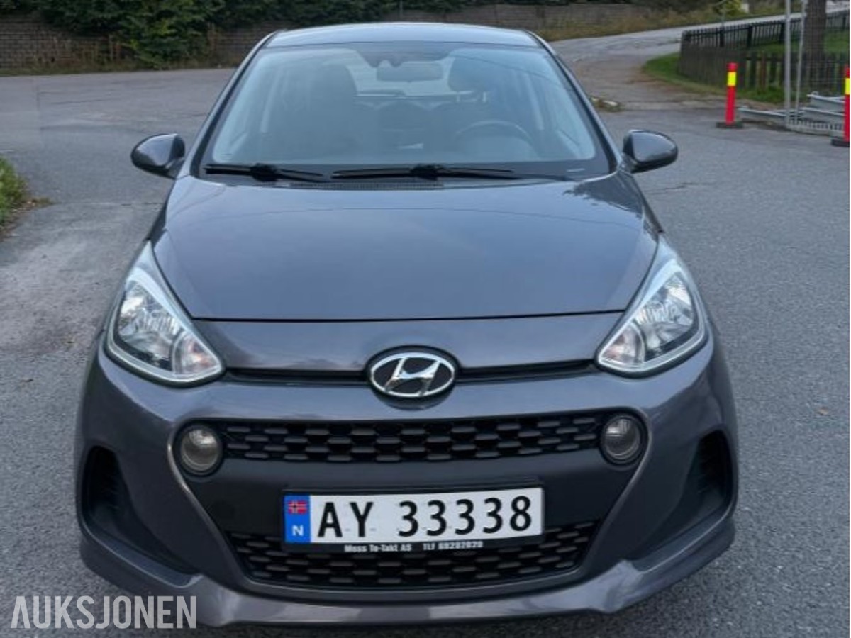 2017 Hyundai i10 1.0 Blue 67hk Cruisekontroll, Navigasjon, Park.sensorer