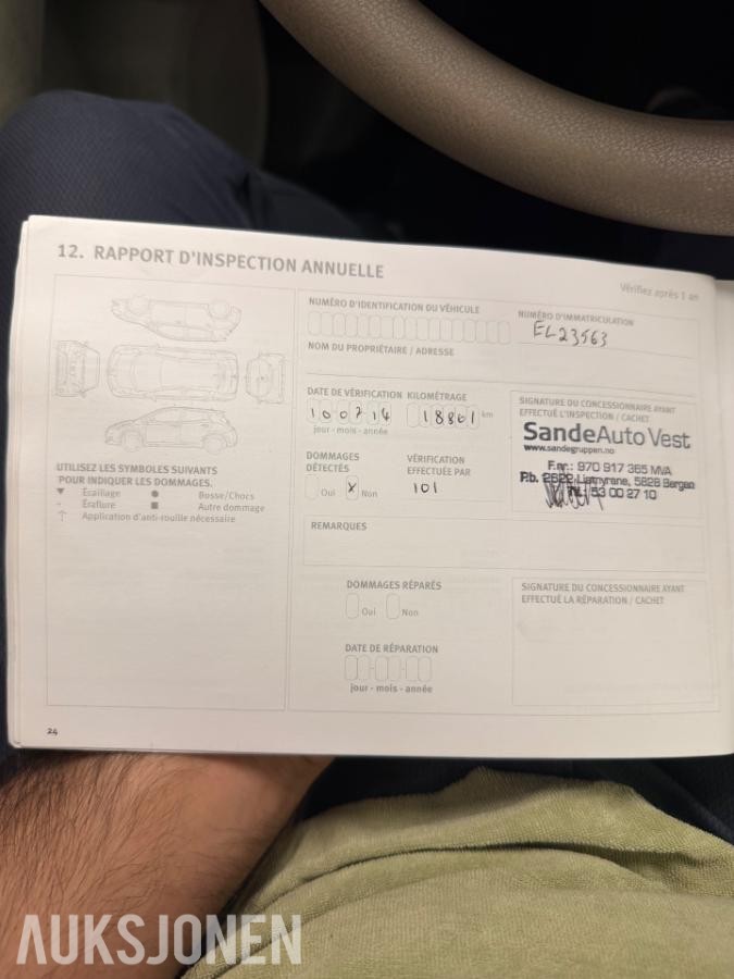 2013 Nissan Leaf 24kWh automat ryggekamera s+v dekk lav km 135000km
