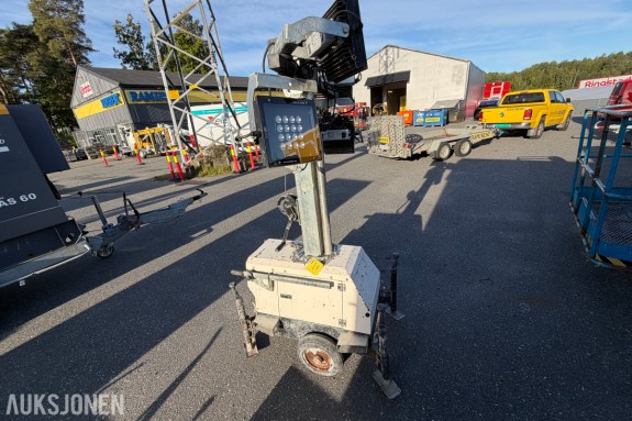 Generac Tower Light mobilt LED-lystårn 7 m teleskopmast