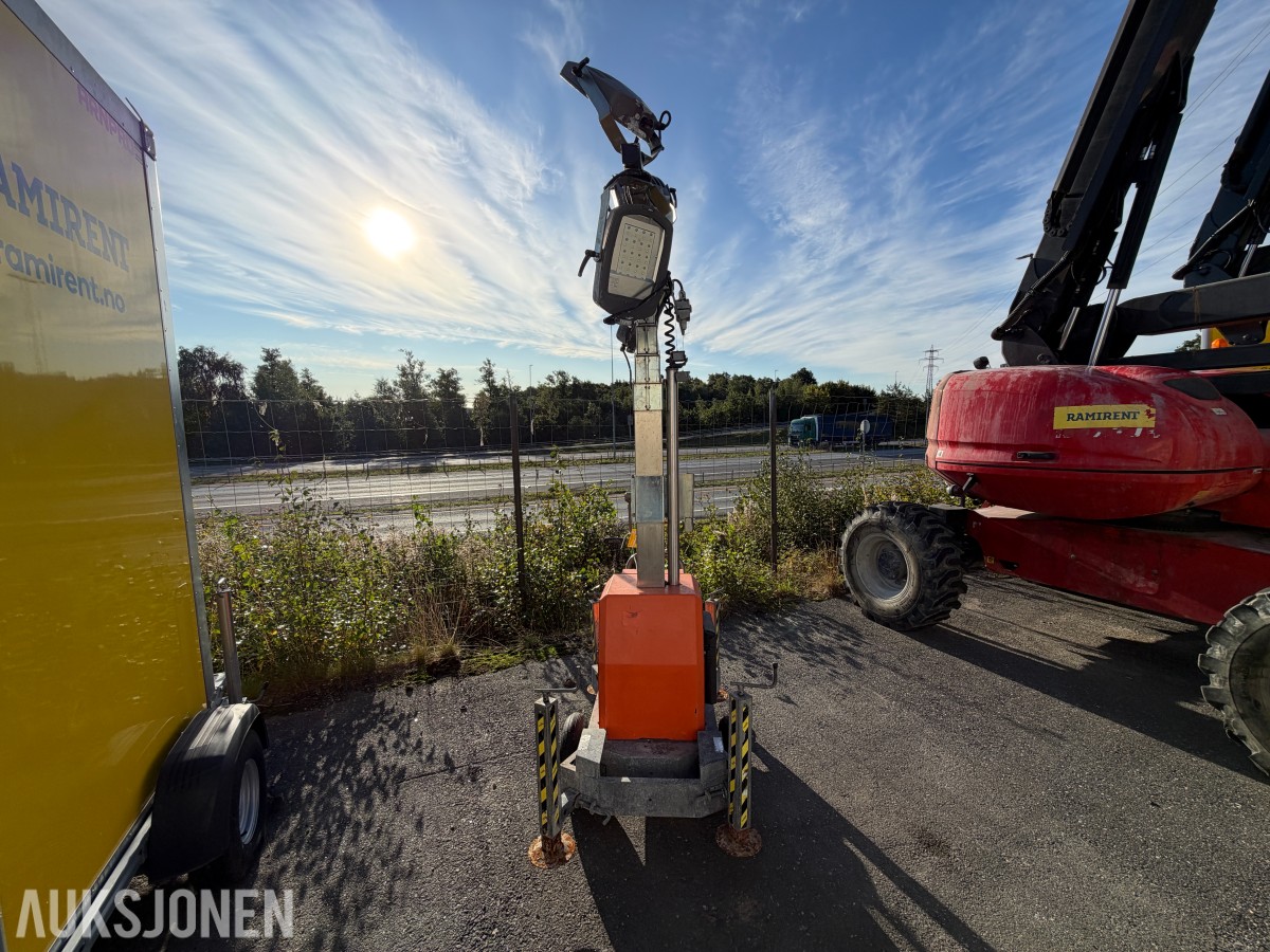 Generac Tower Light LED lystårn 7 m teleskopmast