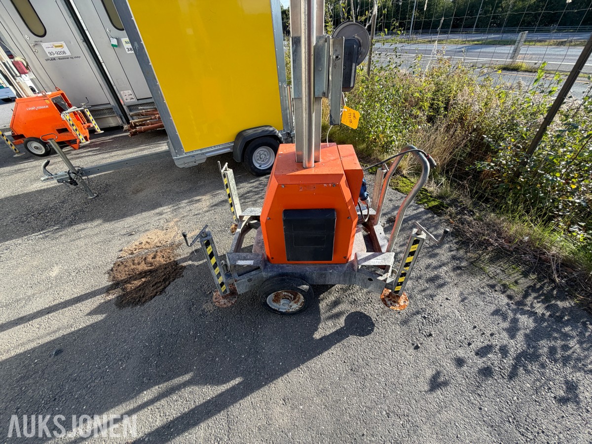 Generac Tower Light LED lystårn 7 m teleskopmast