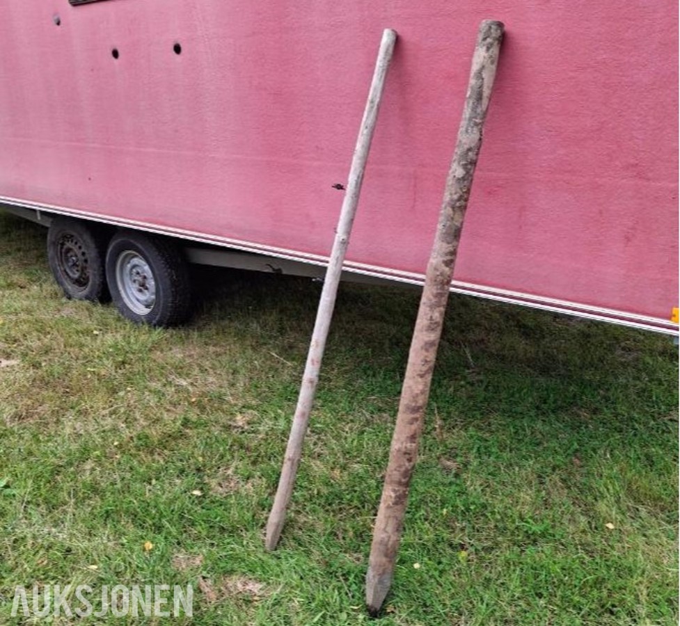 Impregnerte Påler 180cm, Ca 500 stk samlet