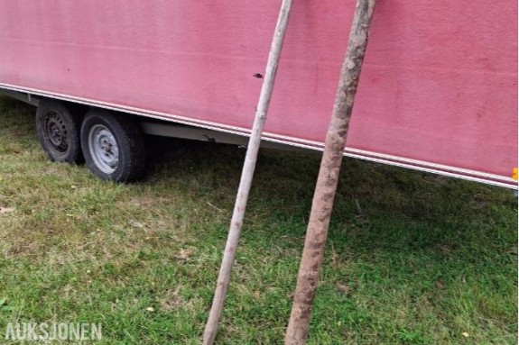 Impregnerte Påler 180cm, Ca 500 stk samlet