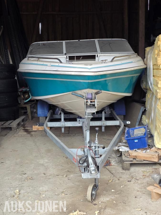 Aquatron 19 fot - renovert motor - henger
