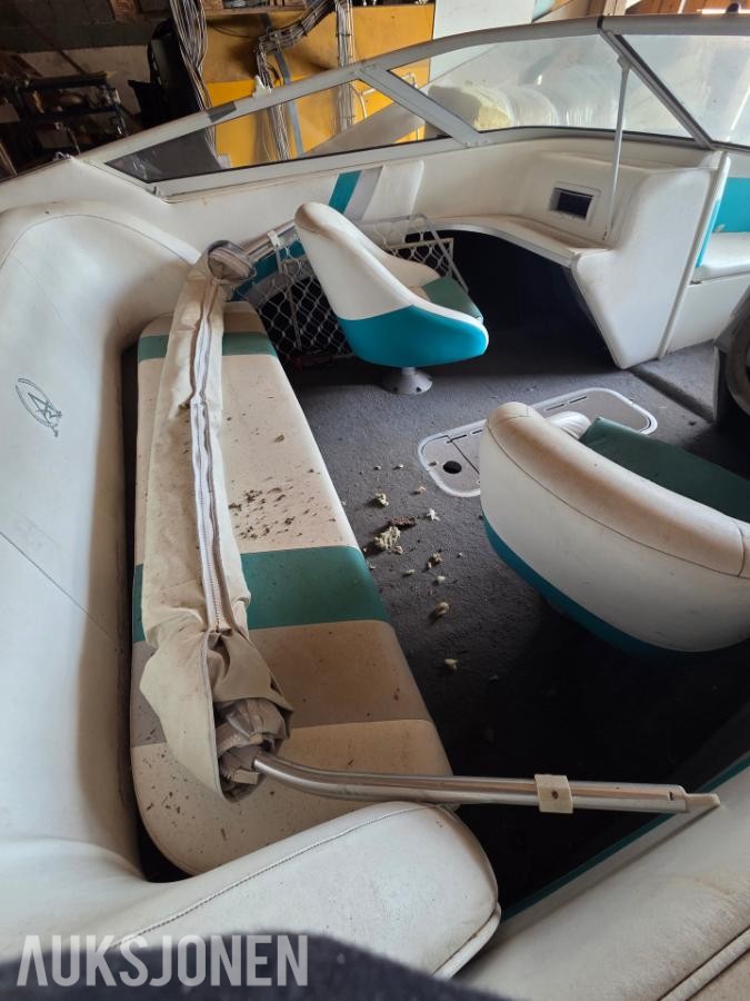 Aquatron 19 fot - renovert motor - henger