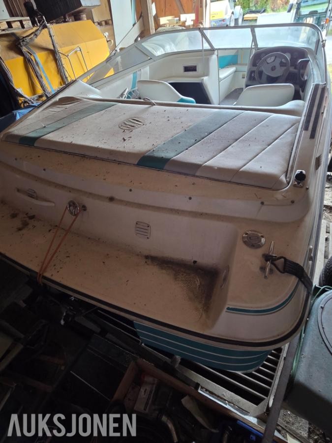 Aquatron 19 fot - renovert motor - henger