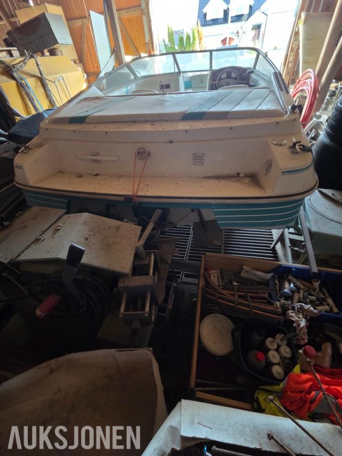 Aquatron 19 fot - renovert motor - henger